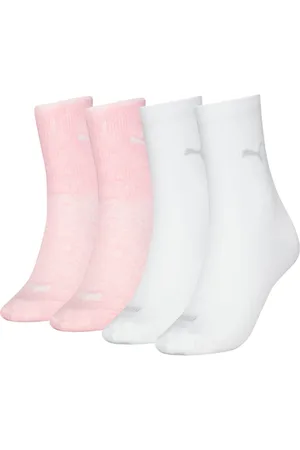 PUMA Socken WOMEN SOCK 4P ECOM (4er-Pack) mit unterstützender Fußgewölbestruktur