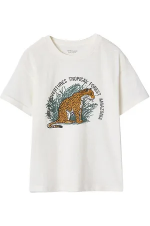 Vertbaudet Kurzarmshirt Jungen T-Shirt mit Naturmotiv, Recycling-Baumwolle - Verkäufer: