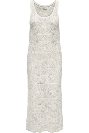 ONLY Shirtkleid Kleid Sommer Beach Dress ärmelloses Box Fit (lang) ONLBEACH LIFE SL DRESS KNT - Verkäufer: ARIZONAS