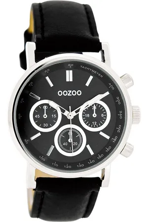 Oozoo Quarzuhr Damen Armbanduhr blau Analog, (Analoguhr), Damenuhr rund, mittel (ca. 33mm) Lederarmband, Fashion-Style - Verkäufer: Fit4Style Silberschmuck - IMPPAC