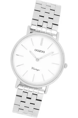 Oozoo Quarzuhr Damen Armbanduhr Vintage, (Analoguhr), Damenuhr rund, mittel (ca. 32mm) Metallarmband, Elegant-Style - Verkäufer: Fit4Style Silberschmuck - IMPPAC