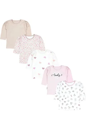 TupTam Langarmshirt Baby Mädchen Langarmshirt Gestreift 5er Set - Verkäufer: LotteStyle GmbH
