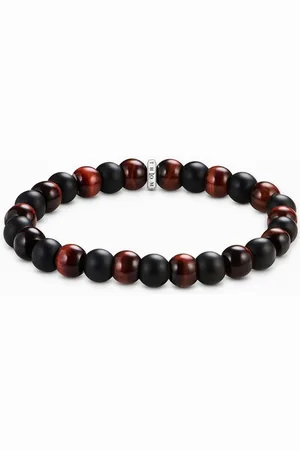 Thomas Sabo Armband A2196-806-7-L19 Unisex Armband Obsidian und rotes Tigeraug - Verkäufer: Timeshop24