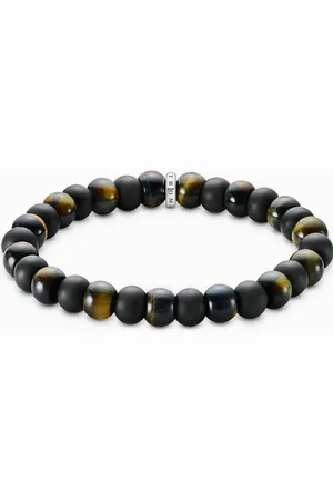 Thomas Sabo Armband A2196-806-11-L19 Unisex Armband Obsidian und Tigerauge - Verkäufer: Timeshop24