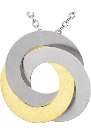 ERNSTES Kettenanhänger Groß Edelstahl bicolor AN1028 - Verkäufer: Schmuck-Uhren-Trends