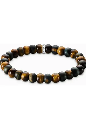 Thomas Sabo Armband A2196-826-2-L19 Unisex Armband Tigerauge Goldbraun - Verkäufer: Timeshop24