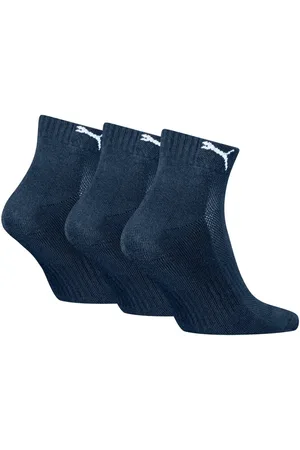 PUMA Kurzsocken UNISEX CUSHIONED QUARTER 3P (3 Paar) Mit Logo-Rippenbündchen