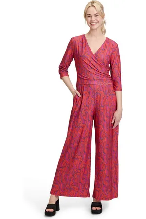 Cartoon Overall Jumpsuit mit weitem Bein (1-tlg) Design