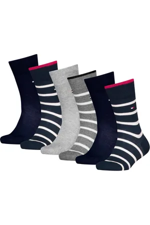 Tommy Hilfiger Socken TH KIDS SOCK 6P BRETON STRIPE ECOM (6 Paar) gestreift und uni