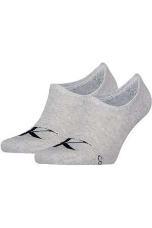 Calvin Klein Füßlinge CKJ MEN FOOTIE HIGH CUT 2P MONOGRAM (2-Paar, 2 Paar) mit stilvollem Logodetail