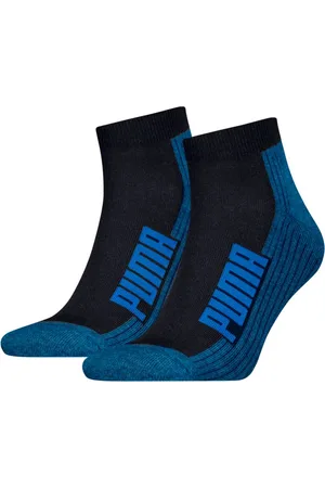PUMA Kurzsocken UNISEX BWT CUSHIONED QUARTER 2P (2 Paar) Zweifarbig, Rippenbündchen