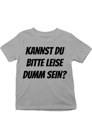 Youth Designz T-Shirt "KANNST DU BITTE LEISE DUMM SEIN?" Kinder T-Shirt mit Lustigen Print mit witzigen Aufdruck für Jungen und Mädchen - Verkäufer: EmDa Trading GmbH