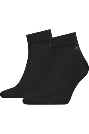 Calvin Klein Kurzsocken CK MEN QUARTER 2P (2 Paar) Mit kleinem Rippenbündchen