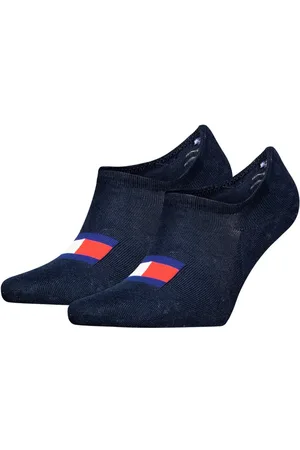 Tommy Hilfiger Füßlinge TH UNI TJ FOOTIE 2P FLAG (2 Paar) Mit großem Flag-Label vorn