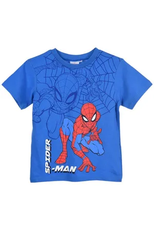 SPIDERMAN T-Shirt Marvel Jungen Jersey Kurzarmshirt aus Baumwolle Gr. 98 - 128 cm - Verkäufer: Starkids Licensed Brands and more