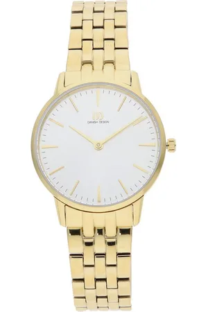 Danish Design Quarzuhr Damenuhr IV91Q1251 Akilia Gold Link Medium Edelstahl, (1-tlg) - Verkäufer: Juwelier-Bacak