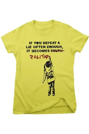 Banksy T-Shirt Politics Girly Tee - Verkäufer: 247Group GmbH