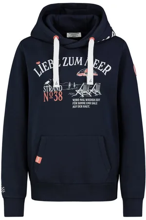 Eight2Nine Kapuzenpullover Damen Hoodie mit Küstenprint - Verkäufer: FASHION5