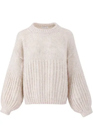 SASSYCLASSY Strickpullover Oversize Pullover mit Struktur Lässiger Grobstrickpullover mit Rundhalsausschnitt - made in Italy - Verkäufer:
