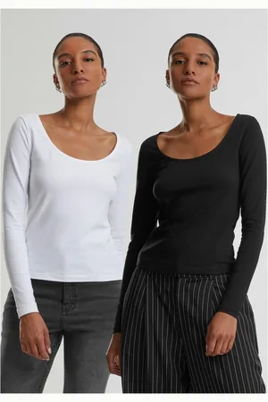 Urban classics Longsleeve Ladies Wide Neck Longsleeve 2-Pack - Verkäufer: 247Group GmbH