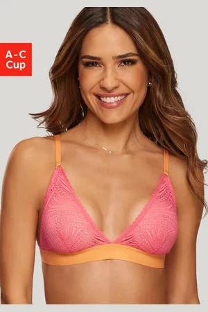 QS by s.Oliver Bralette-BH Clemence ohne Bügel aus graphischer Spitze in transparenter Optik, Dessous