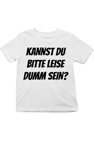 Youth Designz T-Shirt "KANNST DU BITTE LEISE DUMM SEIN?" Kinder T-Shirt mit Lustigen Print mit witzigen Aufdruck für Jungen und Mädchen - Verkäufer: EmDa Trading GmbH