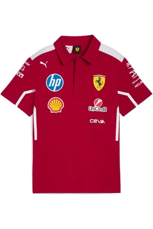 PUMA Poloshirt Scuderia Ferrari HP 2025 Team Polo Jugendliche