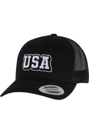Mister Tee Snapback Cap USA College Wording Patch 5-Panel Retro Trucker Cap - Verkäufer: 247Group GmbH