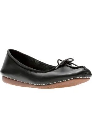 Clarks Freckle Ice Ballerina Slipper, Flats, Flats, Slipper mit Schleifchen