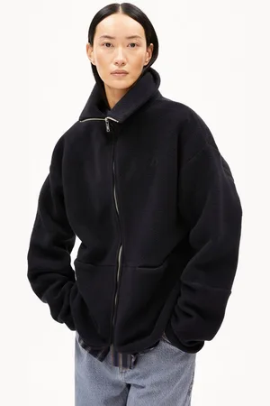 Armedangels Blouson ANAAWIL Damen Fleecejacke aus Bio-Baumwolle (1-St) Oversized Fit - Verkäufer: