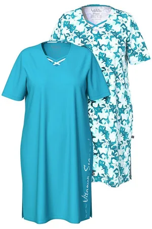 Ulla Popken Bigshirt Bigshirts 2er-Pack Seesterne V-Ausschnitt Halbarm - Verkäufer: Popken Fashion Group