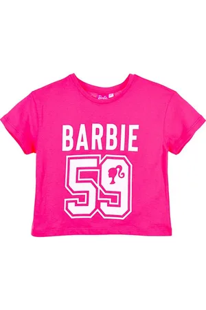 Barbie T-Shirt 59 Mädchen Cropped Top aus Baumwolle Gr. 104 - 140 cm - Verkäufer: Starkids Licensed Brands and more
