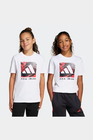 adidas T-Shirt J CAMO LOGO TEE
