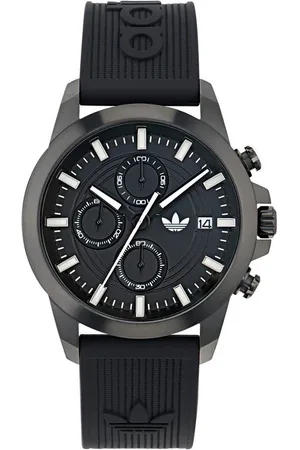 adidas Chronograph EXPRESSION TWO CHRONO AOFH245212I, Quarzuhr, Armbanduhr, Herrenuhr, Damenuhr, unisex, Silikonarmband