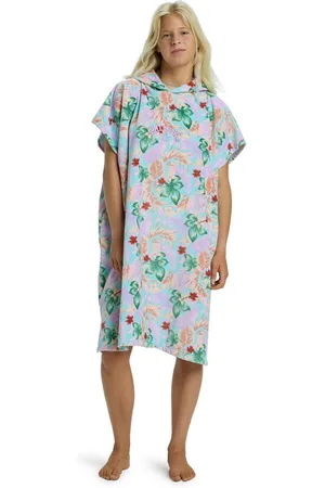 Billabong Badeponcho WOMENS HOODED TOWEL, Baumwolle, mit Logostickerei