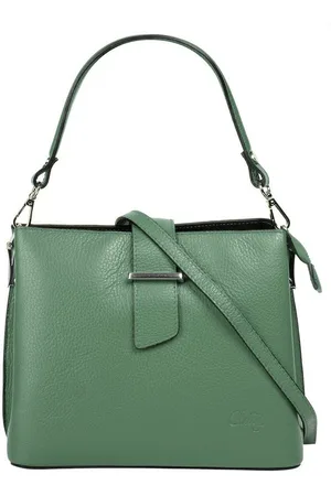 Cluty Henkeltasche, echt Leder, Made in Italy