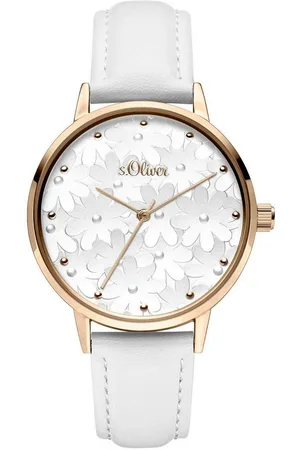 QS by s.Oliver Quarzuhr Damen Analog Quarz Uhr mit Leder Armband SO-3787-LQ, Damen Analog Quarz Uhr mit Leder Armband SO-3787-LQ - Verkäufer: Juwelier Bektas e.K.