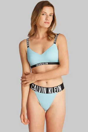 Calvin Klein Bralette LGHTLY LINED BRALETTE mit Logoschriftzügen