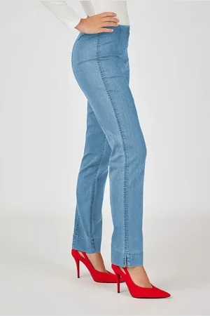 Robell Stretch-Hose Marie Jeans (Hose, 1-tlg., 1er Pack) Elastischer Bund - Verkäufer: tpa-retail