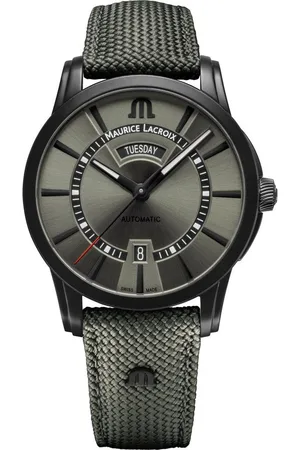 Maurice Lacroix Automatikuhr Pontos Day/Date, PT6358-DLB04-630-5, Armbanduhr, Herrenuhr, limitiert auf 1000 Stück, Swiss Made