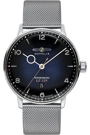 Zeppelin Quarzuhr LZ 129 Hindenburg 8046M-3, Armbanduhr, Herrenuhr, Datum, Made in Germany