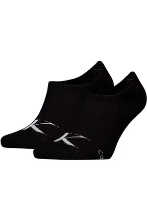 Calvin Klein Füßlinge CKJ MEN FOOTIE HIGH CUT 2P MONOGRAM (2-Paar, 2 Paar) mit stilvollem Logodetail