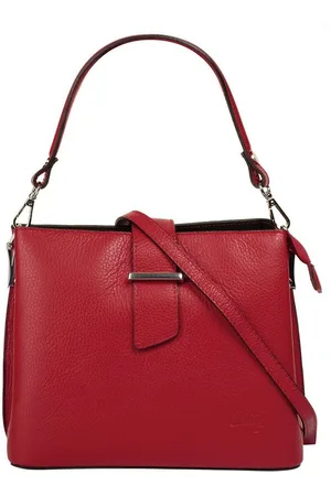 Cluty Henkeltasche, echt Leder, Made in Italy