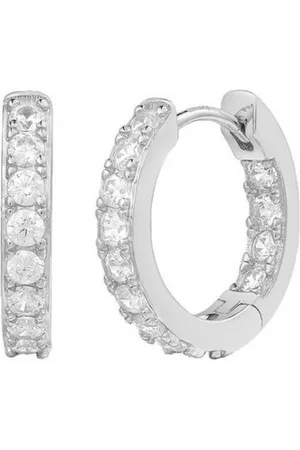 Xenox Paar Ohrstecker Creolen Ohrringe Damen Zirkonia Sterlingsilber 15 mm XS10352 - Verkäufer: Karat24