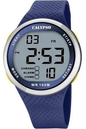 Calypso Chronograph Color Splash K5785/3, Armbanduhr, Quarzuhr, Herrenuhr, digital, Datum, Stoppfunktion