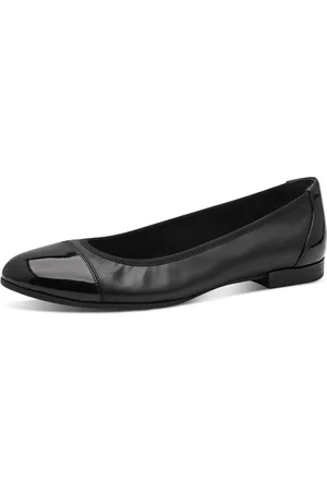 Tamaris Ballerina, Blockabsatz, Businessschuh, Schlupfschuh mit Elastikeinfass