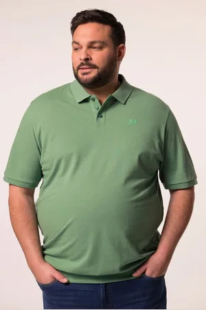 Men Plus Poloshirt Men+ Poloshirt Bauchfit Basic Piqué Halbarm - Verkäufer: Popken Fashion Group