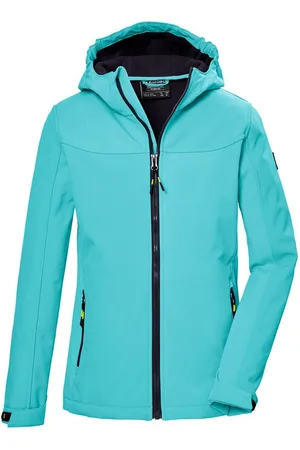 Killtec Softshelljacke KOS 145 GRLS SFTSHLL JCKT Wind- und wasserabweisende Mädchenjacke, PFAS-frei, reflektierend