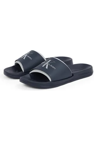Calvin Klein FERRIS 1R Badepantolette, Sommerschuh, Poolslides, Schlappen, für Strand und Schwimmbad