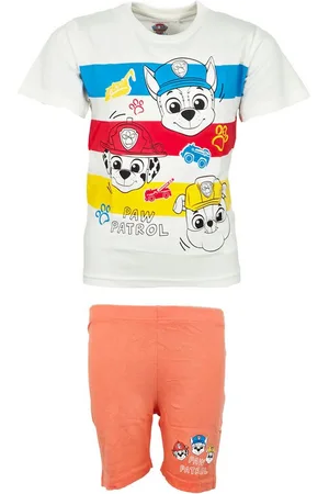 Paw Patrol Schlafanzug Kinder Jungen kurzarm Pyjama Shirt Shorts 100% Baumwolle, Gr. 98 bis 128 - Verkäufer: WS-Trend